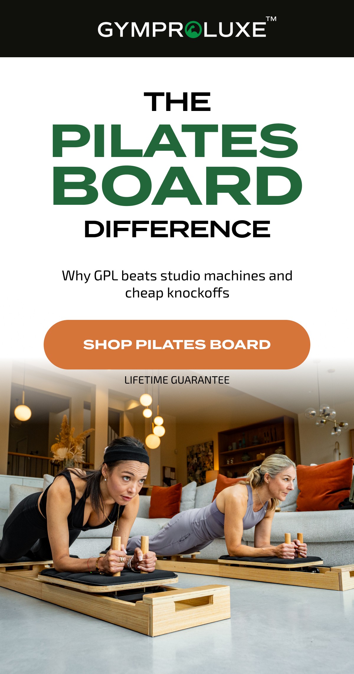 GYMPROLUXE DIFFERENCE Why GPL beats studio machines and cheap knockoffsknockoffs 