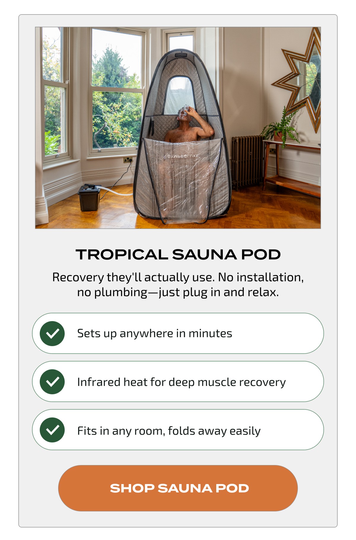 Tropical Sauna Pod
