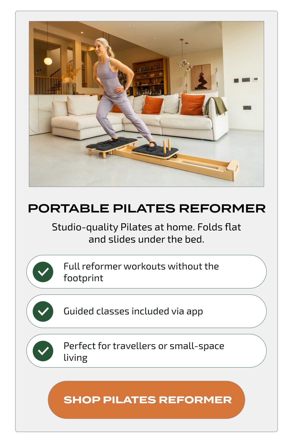 Portable Pilates Reformer