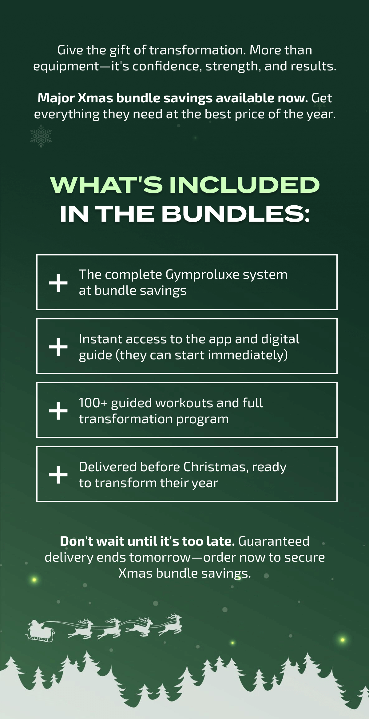What's included in the bundles: