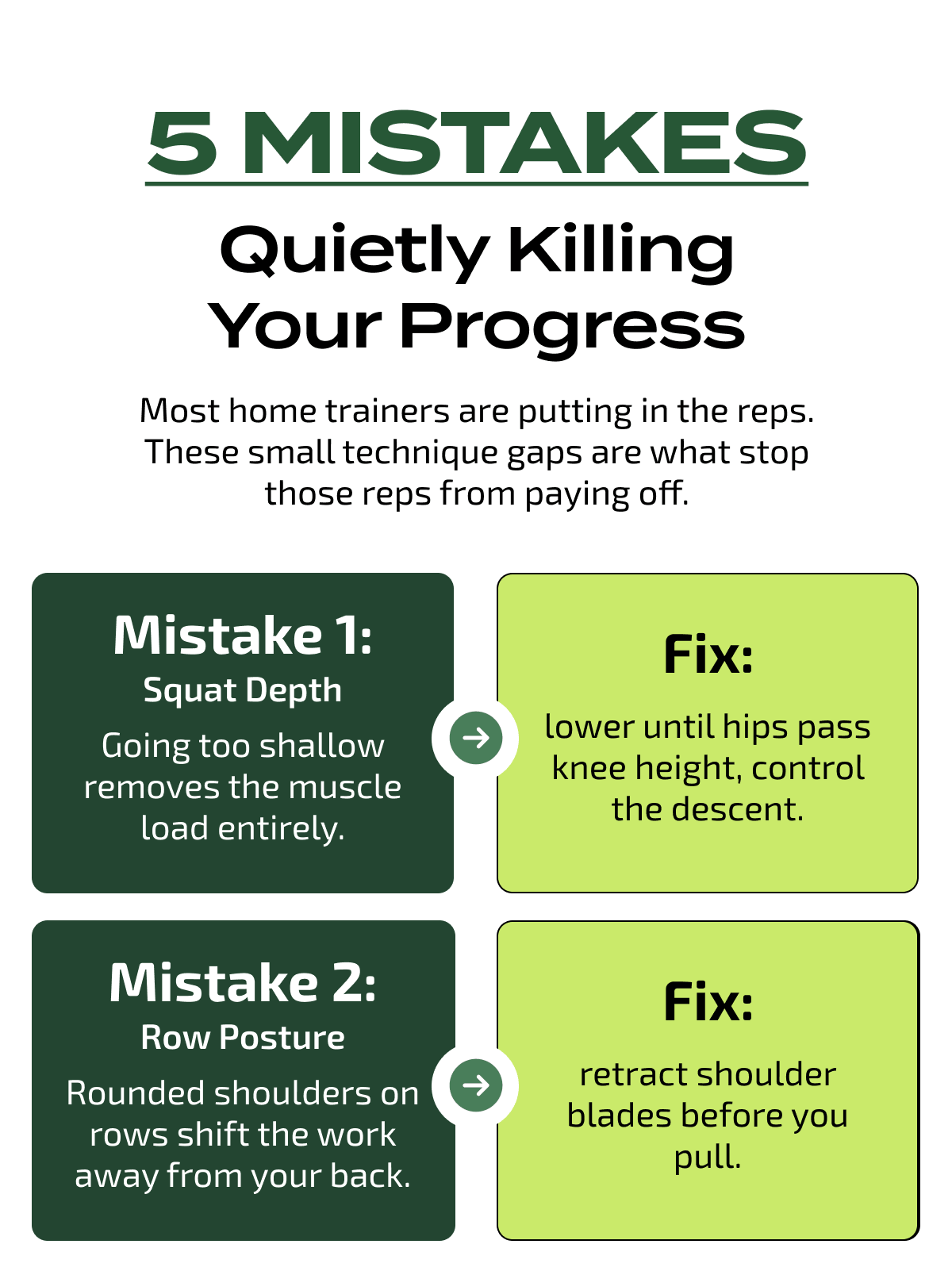 5 Mistakes Quietly Killing Your Progress
