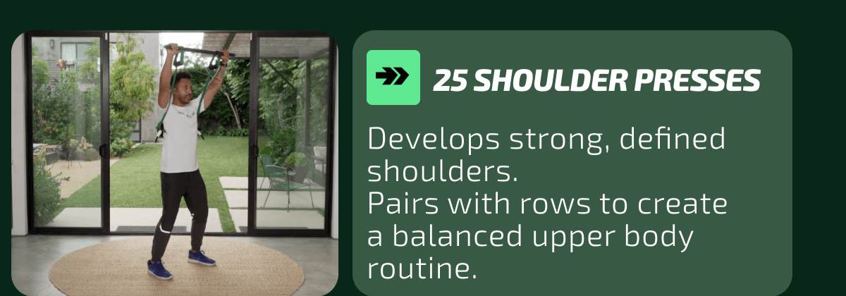25 Shoulder Presses
