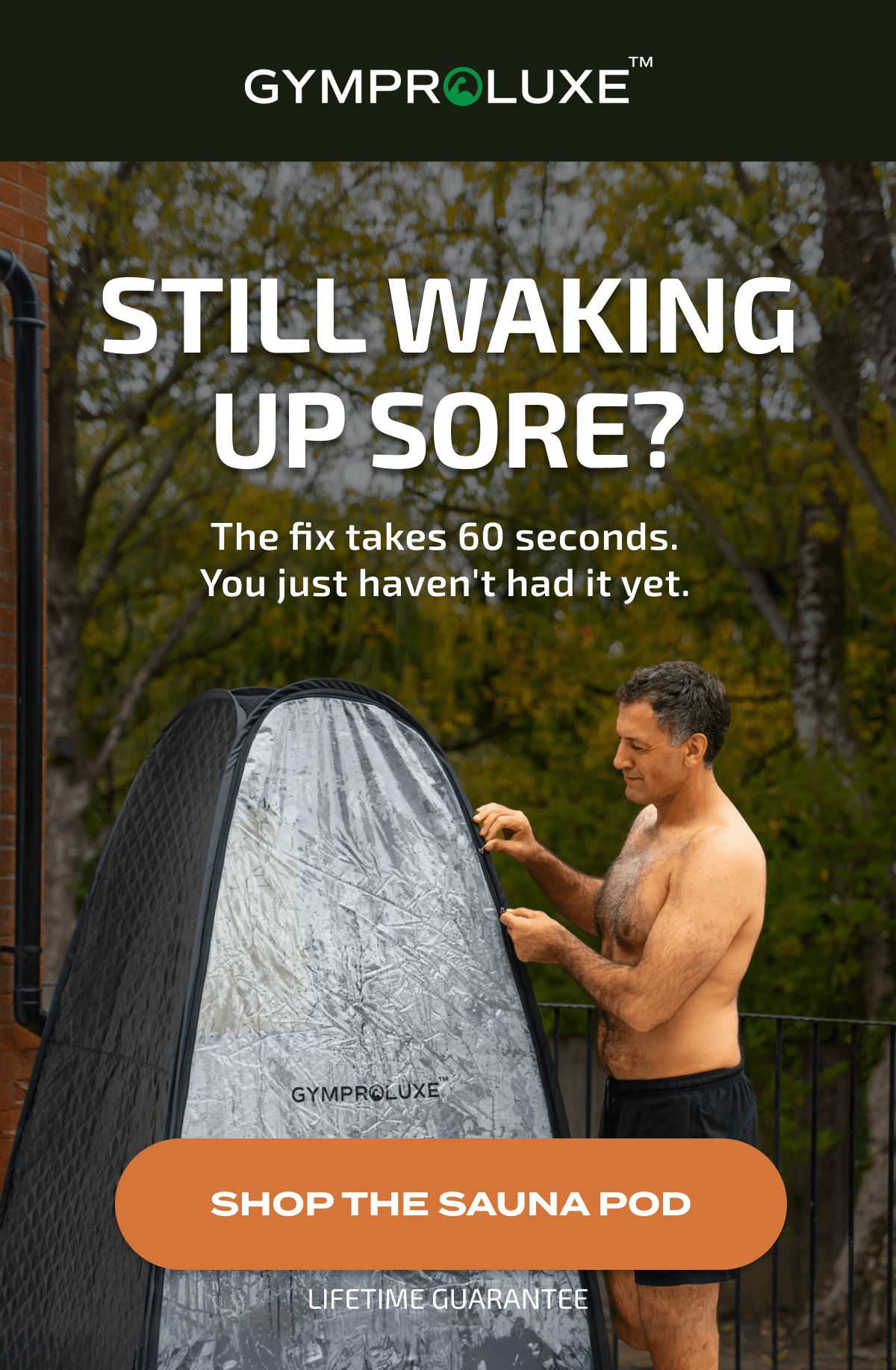 Still Waking Up Sore? | SHOP THE SAUNA POD