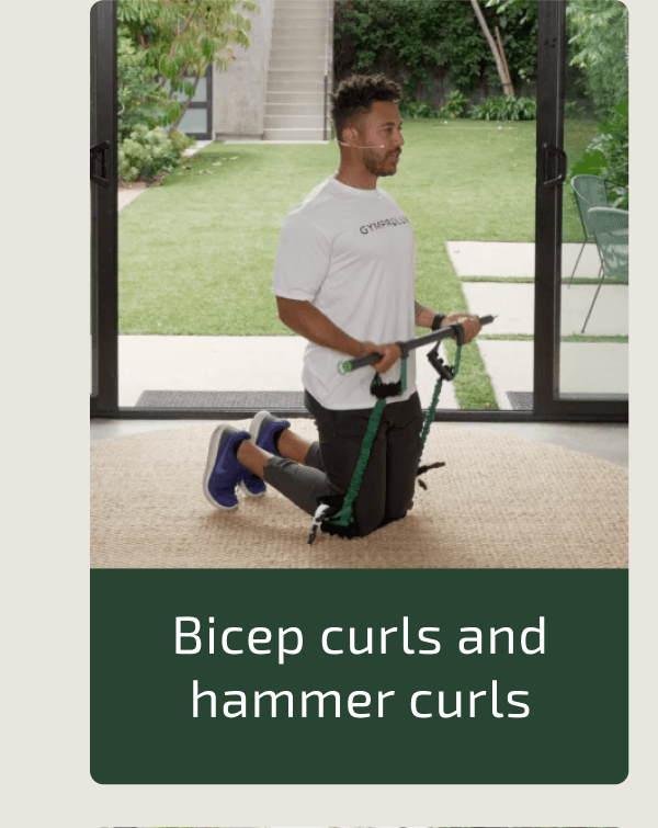 GYMPROLUX Bicep curls and hammer curls