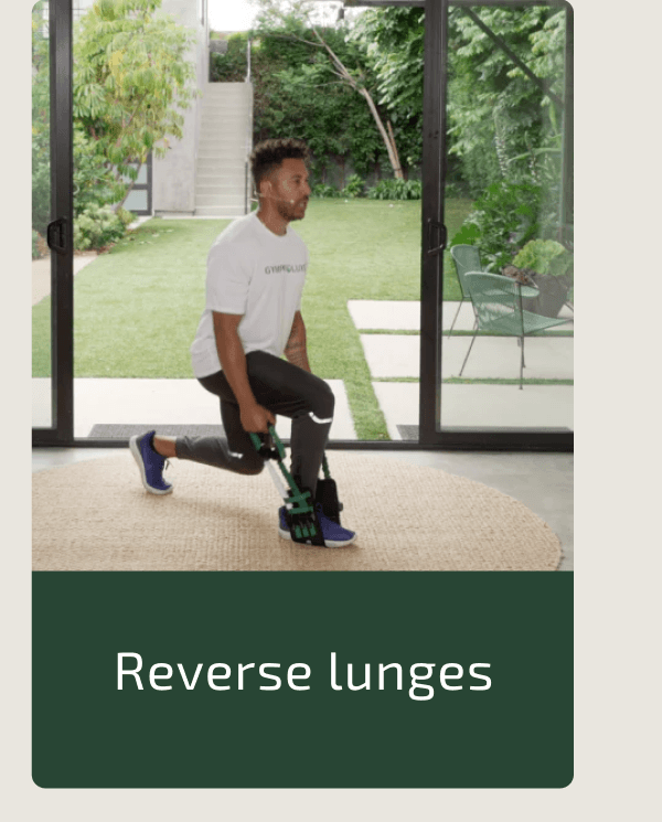 GYMGLUTE Reverse lunges
