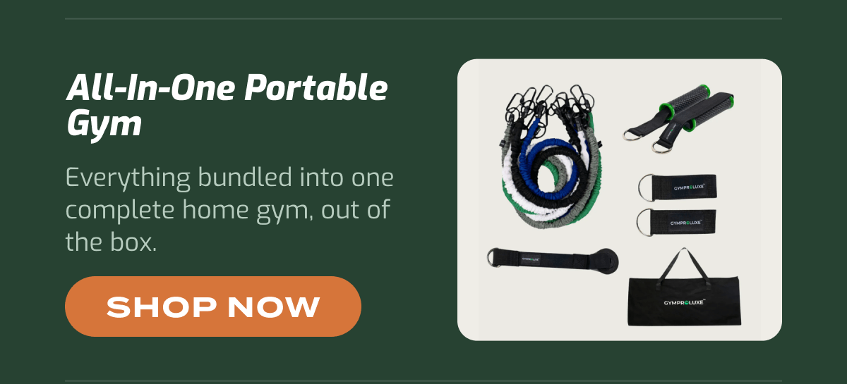 All-In-One Portable Gym. Everything bundled into one complete home gym, out of the box. Shop now.
