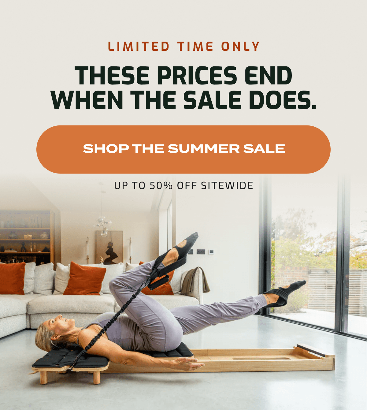 A few days left. These prices end when the sale does. Up to 50% off sitewide. Shop the final days.