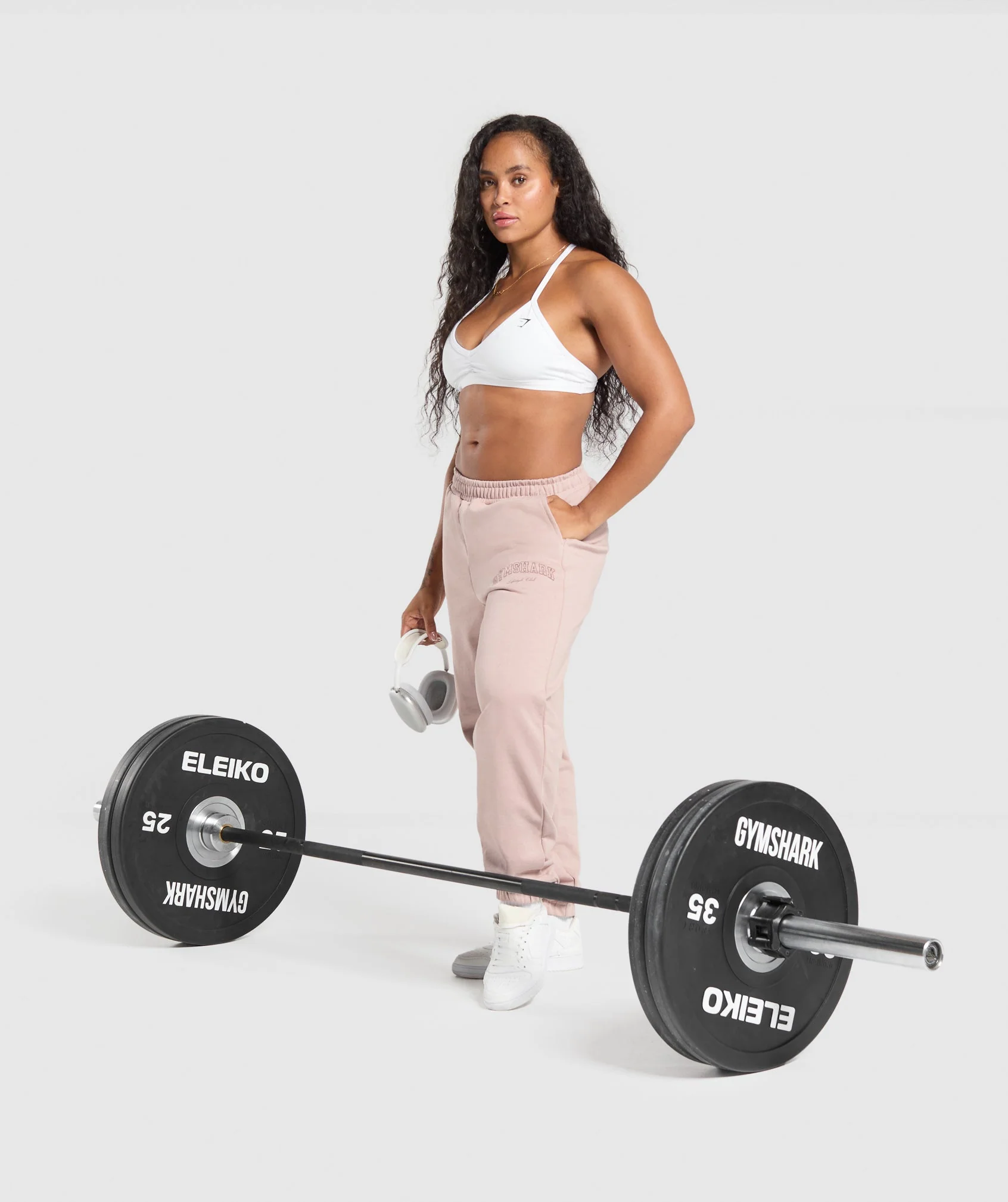 MUTED PINK WOMENS JOGGERS 