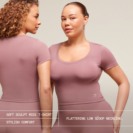 Soft Sculpt Midi T-Shirt