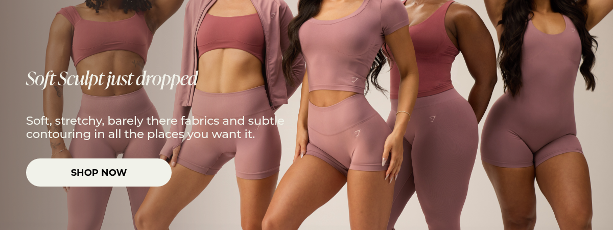 Soft Sculpt just dropped. Soft, stretchy, barely there fabrics and subtle contouring in all the places you want it. 
