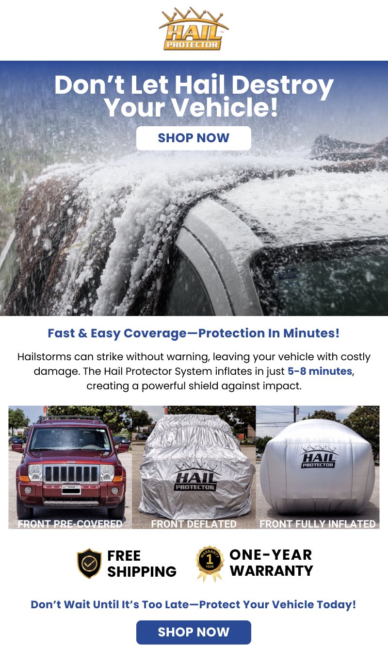Fast and easy coverage with Hail Protector
