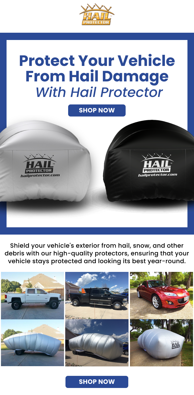 hail storm incoming. are you prepared?