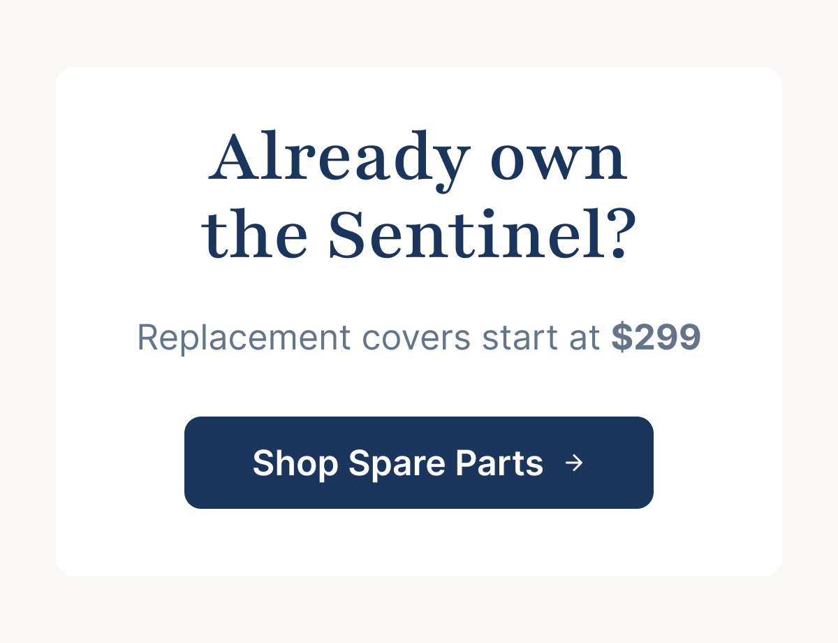 Already own the Sentinel? Replacement covers start at $299
