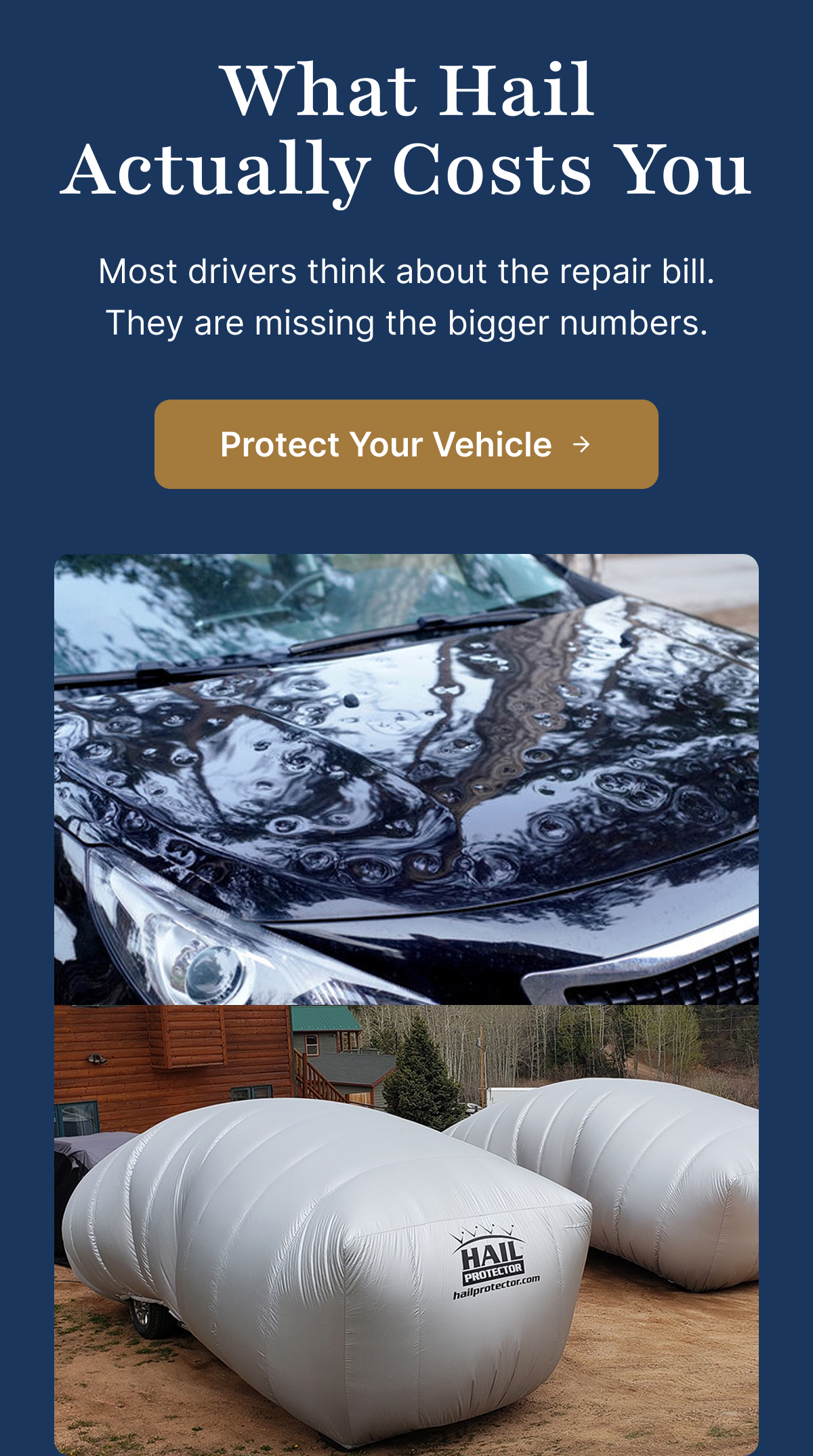 What Hail Actually Costs You: Most drivers think about the repair bill. They are missing the bigger numbers.