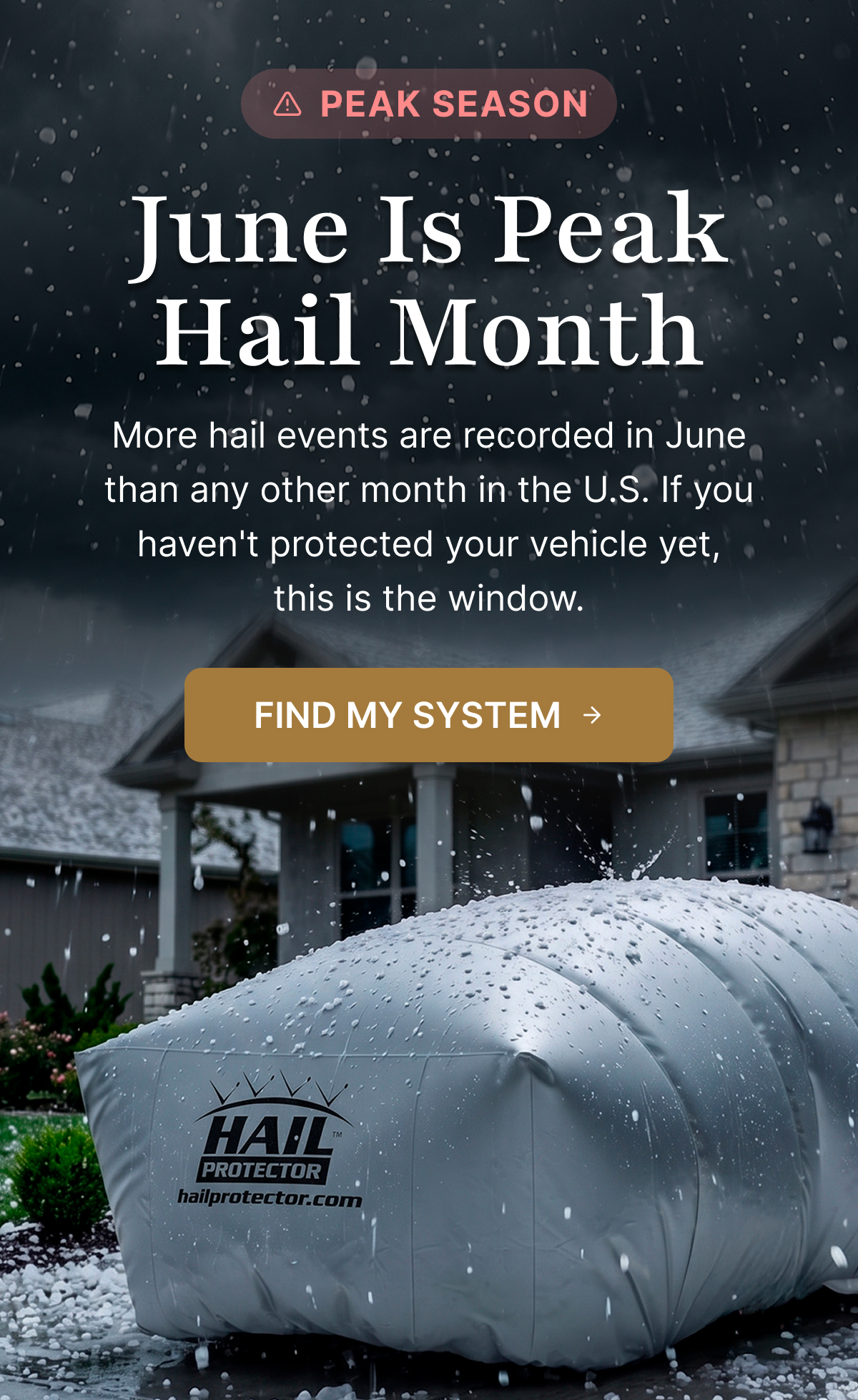 June Is Peak Hail Month