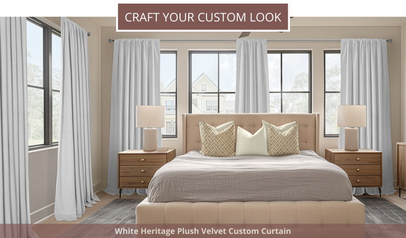 Custom Heritage Plush Velvet Curtains