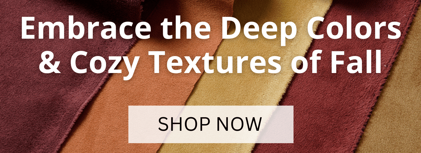 Embrace the Deep Colors & Cozy Textures of Fall -