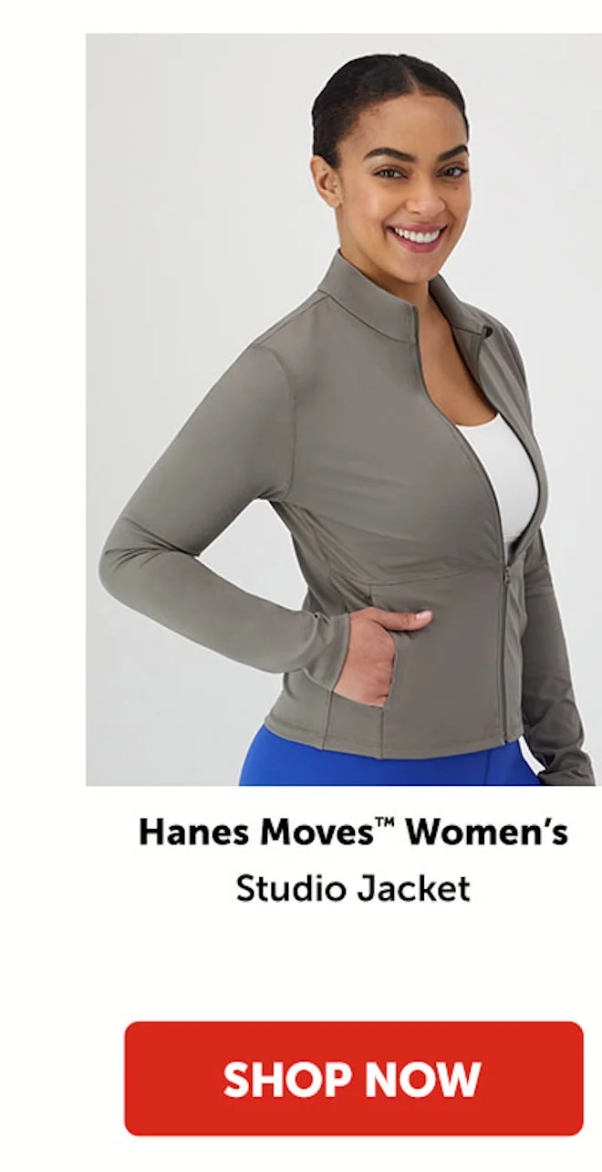 Hanes Moves Women’s Studio Jacket