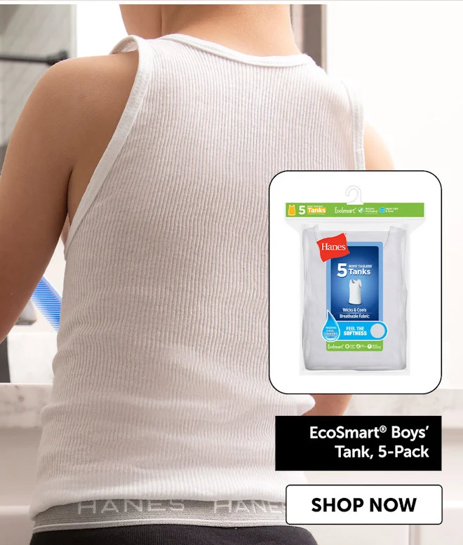 EcoSmart Boys’ Tank, 5-Pack