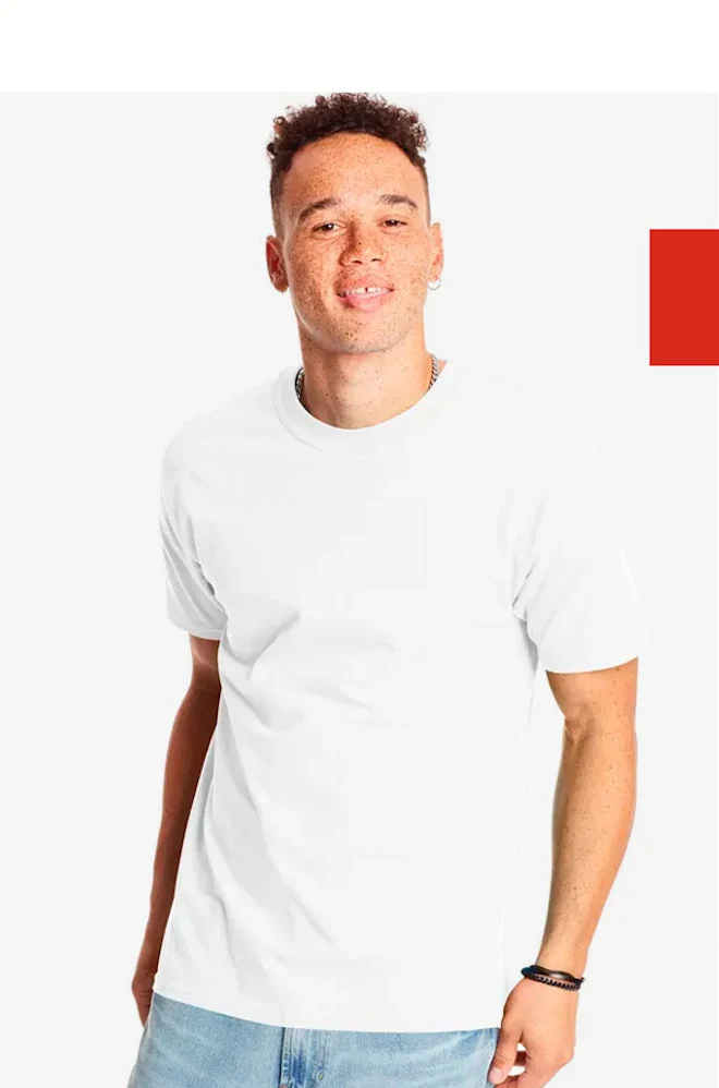 Beefy-T Men’s Heavyweight Cotton T-Shirt, Value 2-Pack