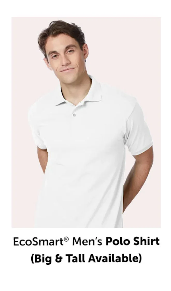 EcoSmart Men’s Polo Shirt (Big & Tall Available)