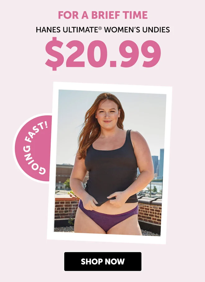 Hanes Ultimate Women’s Underwear