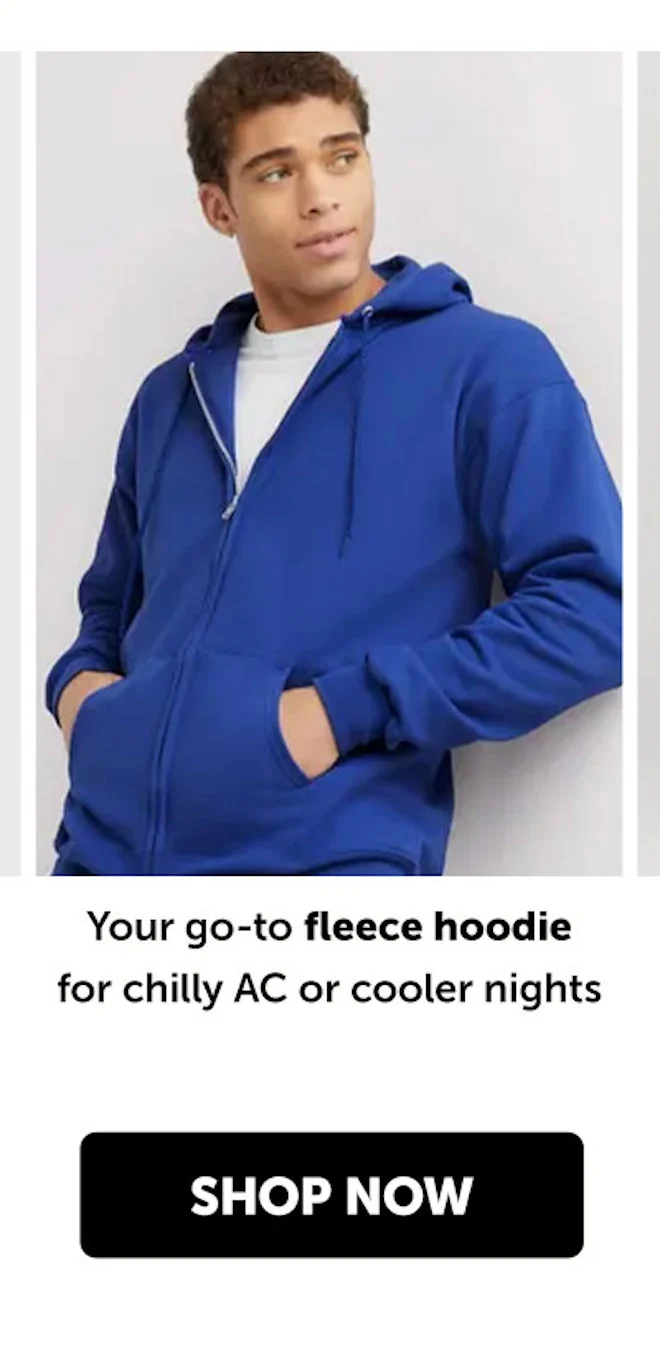Hanes Ultimate® Men’s Full-Zip Heavyweight Fleece Hoodie