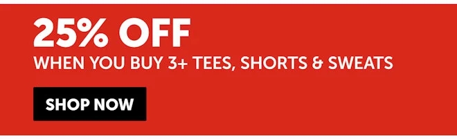 Tees, Shorts & Sweats