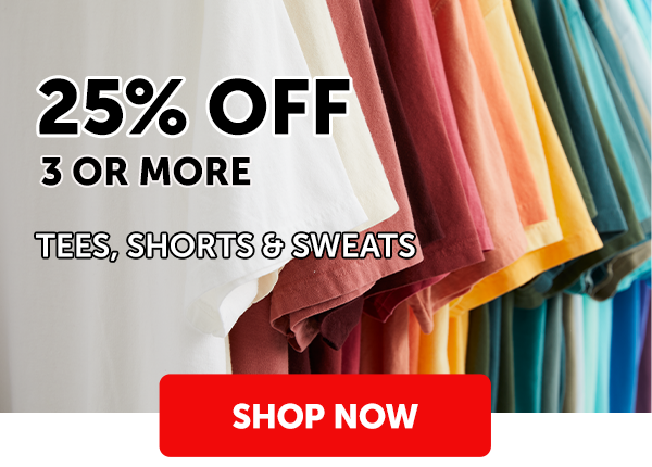 Tees, Shorts & Sweats