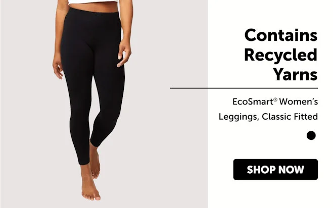 EcoSmart Women’s Leggings, Classic Fitted