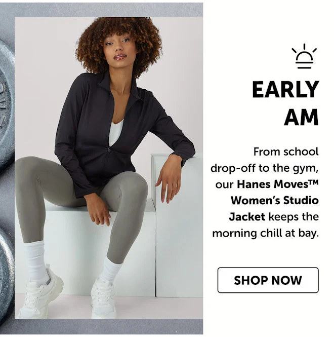Hanes Moves Women’s Studio Jacket