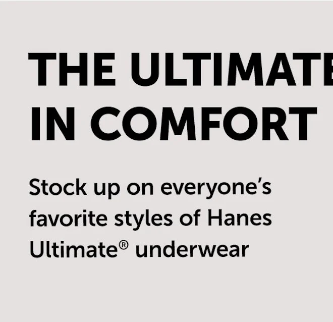 Hanes Ultimate Underwear Up To 40% Off