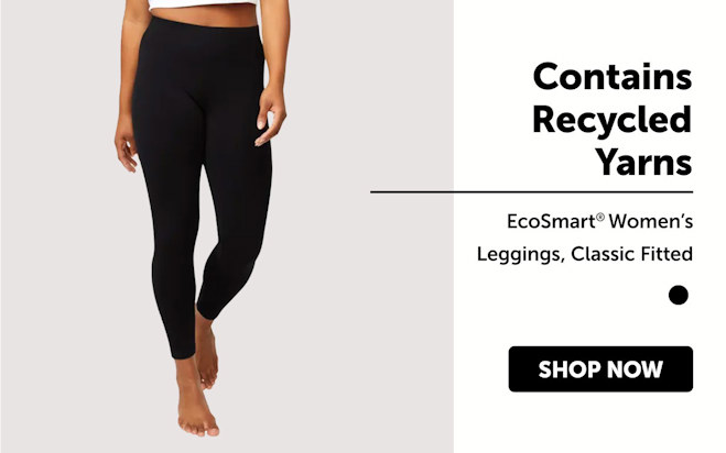 EcoSmart Women’s Leggings, Classic Fitted