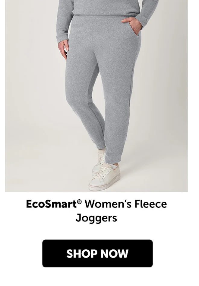 EcoSmart Women’s Fleece Joggers