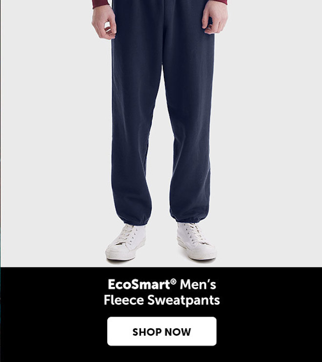 EcoSmart Men’s Fleece Sweatpants