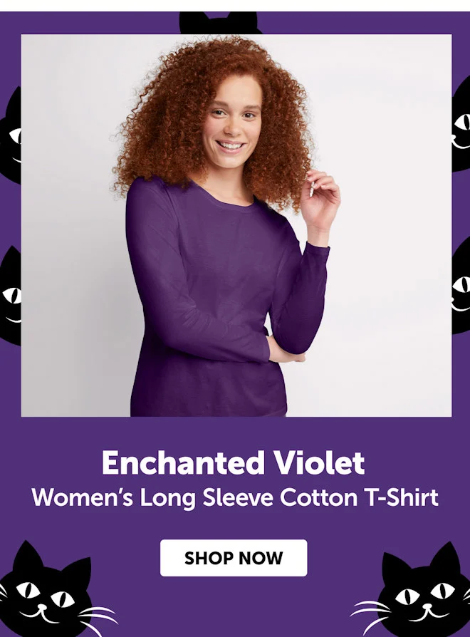 Women’s Long Sleeve Cotton T-Shirt