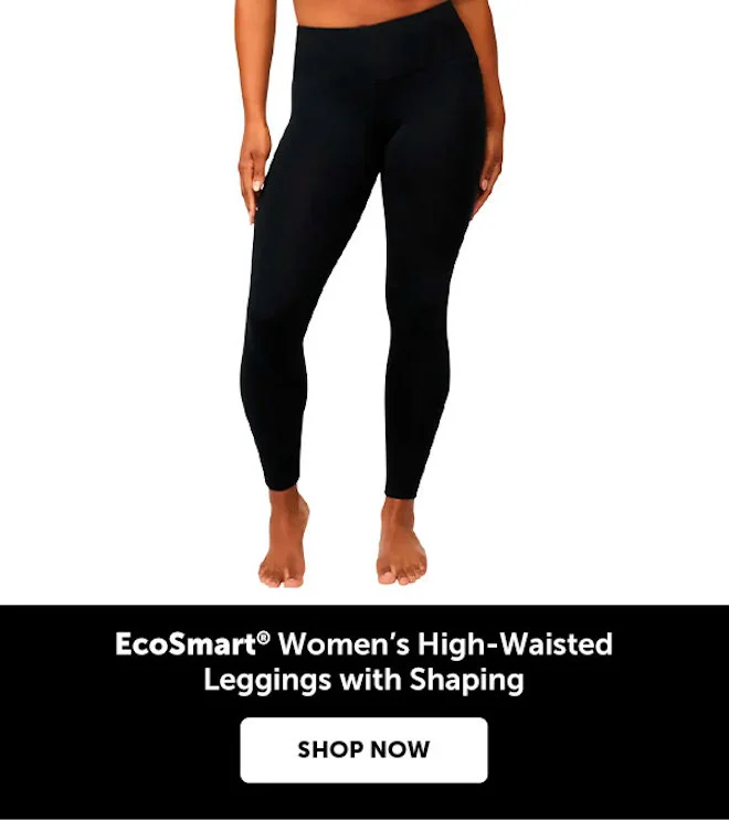 EcoSmart Women’s High-Waisted Leggings with Shaping