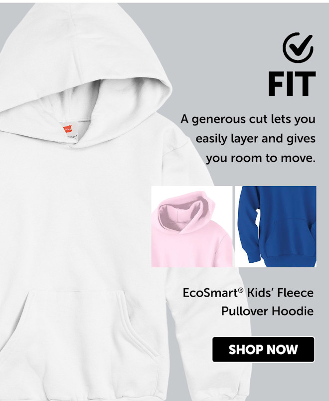 EcoSmart Kids’ Fleece Pullover Hoodie