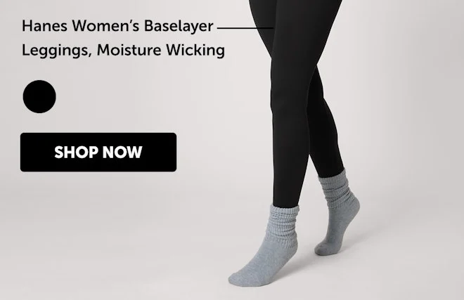 Women’s Baselayer Leggings, Moisture Wicking