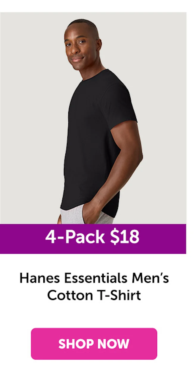 Hanes Essentials Men’s Cotton T-Shirt