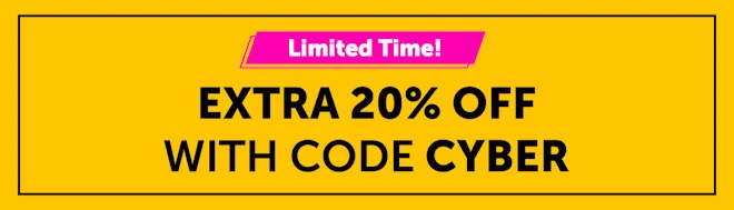 Extra 20% Off With Code CYBER