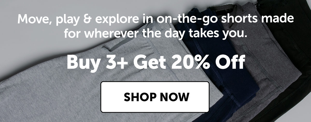 Buy 3+ Get 20% Off