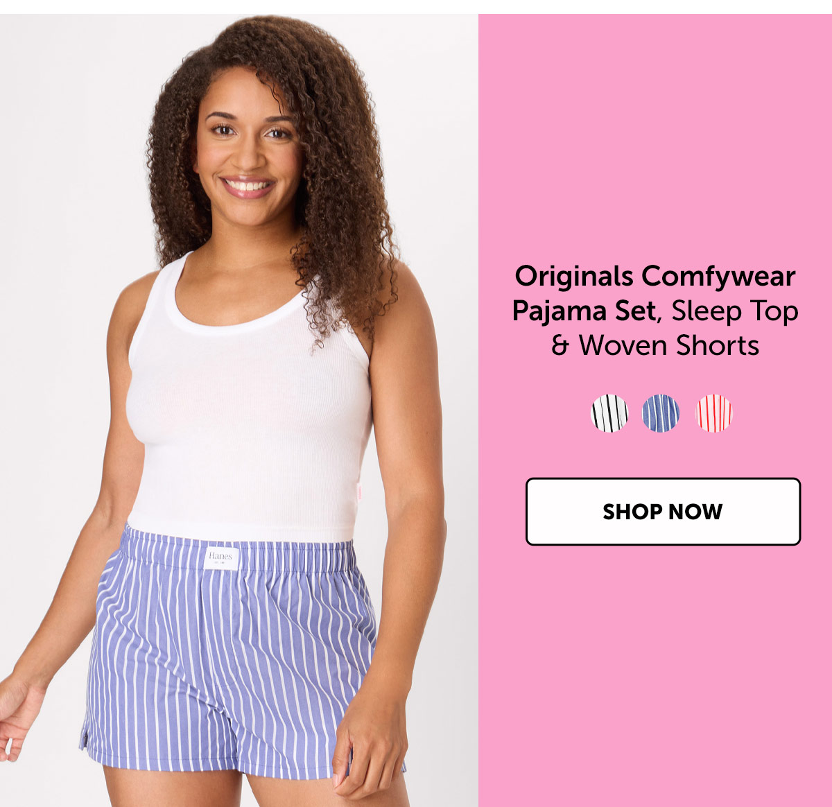 Originals Comfywear Pajama Set, Sleep Top & Woven Shorts