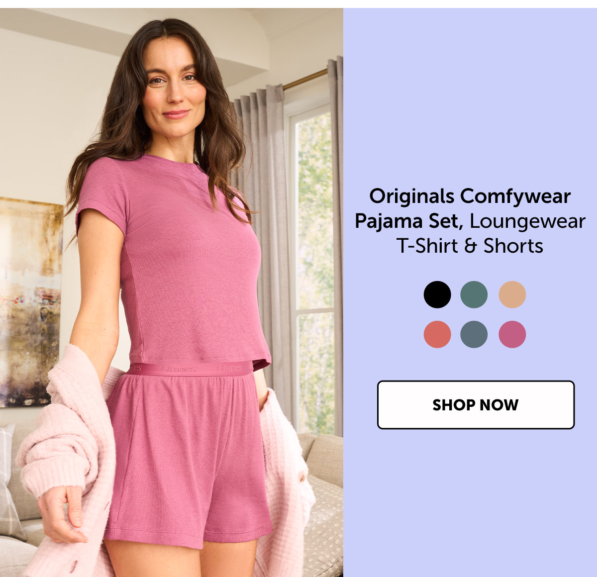 Originals Comfywear Pajama Set, Loungewear T-Shirt & Shorts