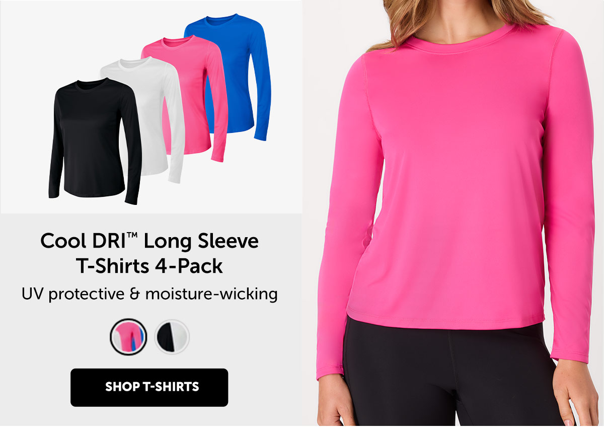 Hanes Sport Cool DRI Women's Performance Long Sleeve T-Shirt