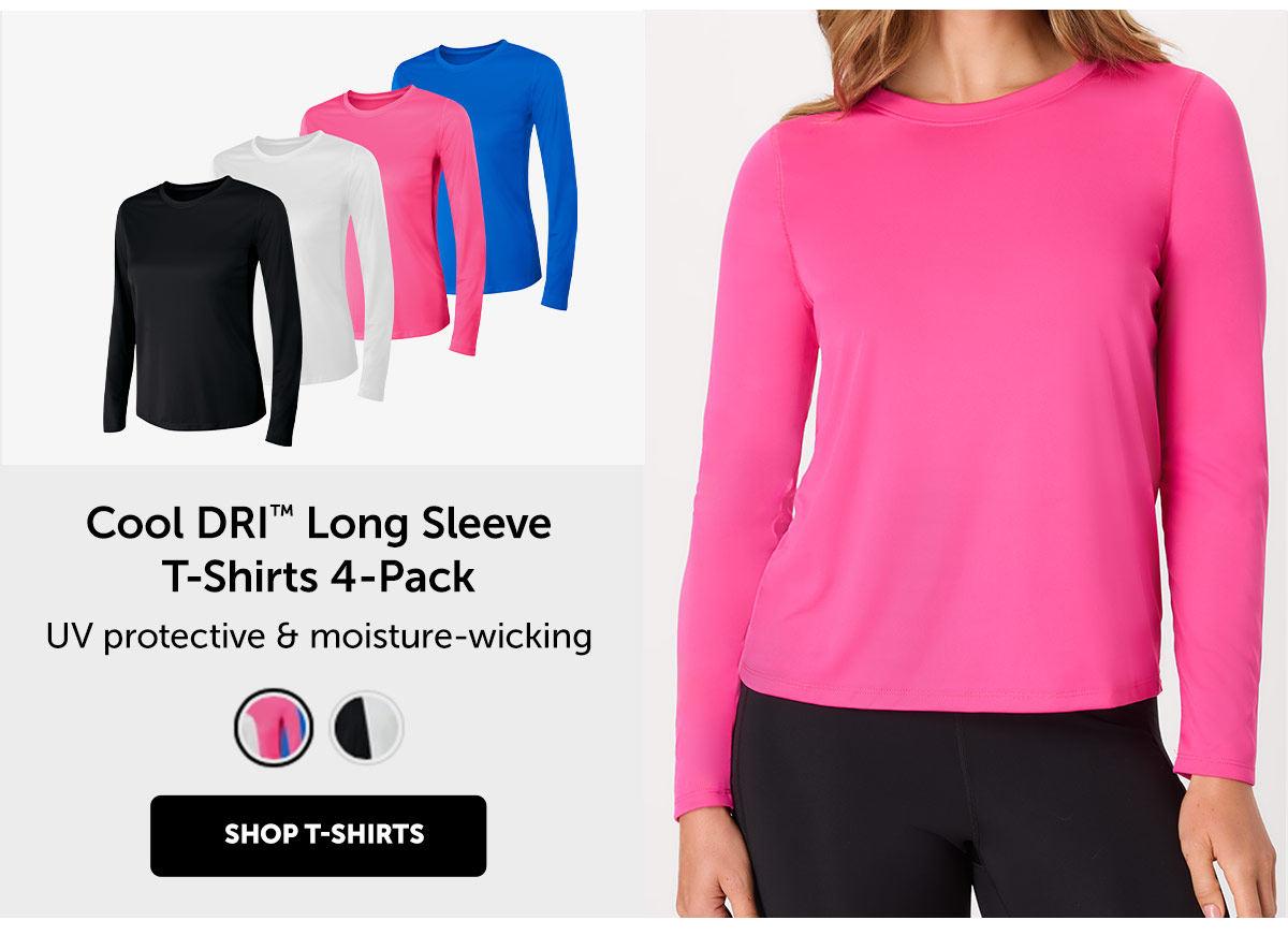 Hanes Sport Cool DRI Women's Performance Long Sleeve T-Shirt