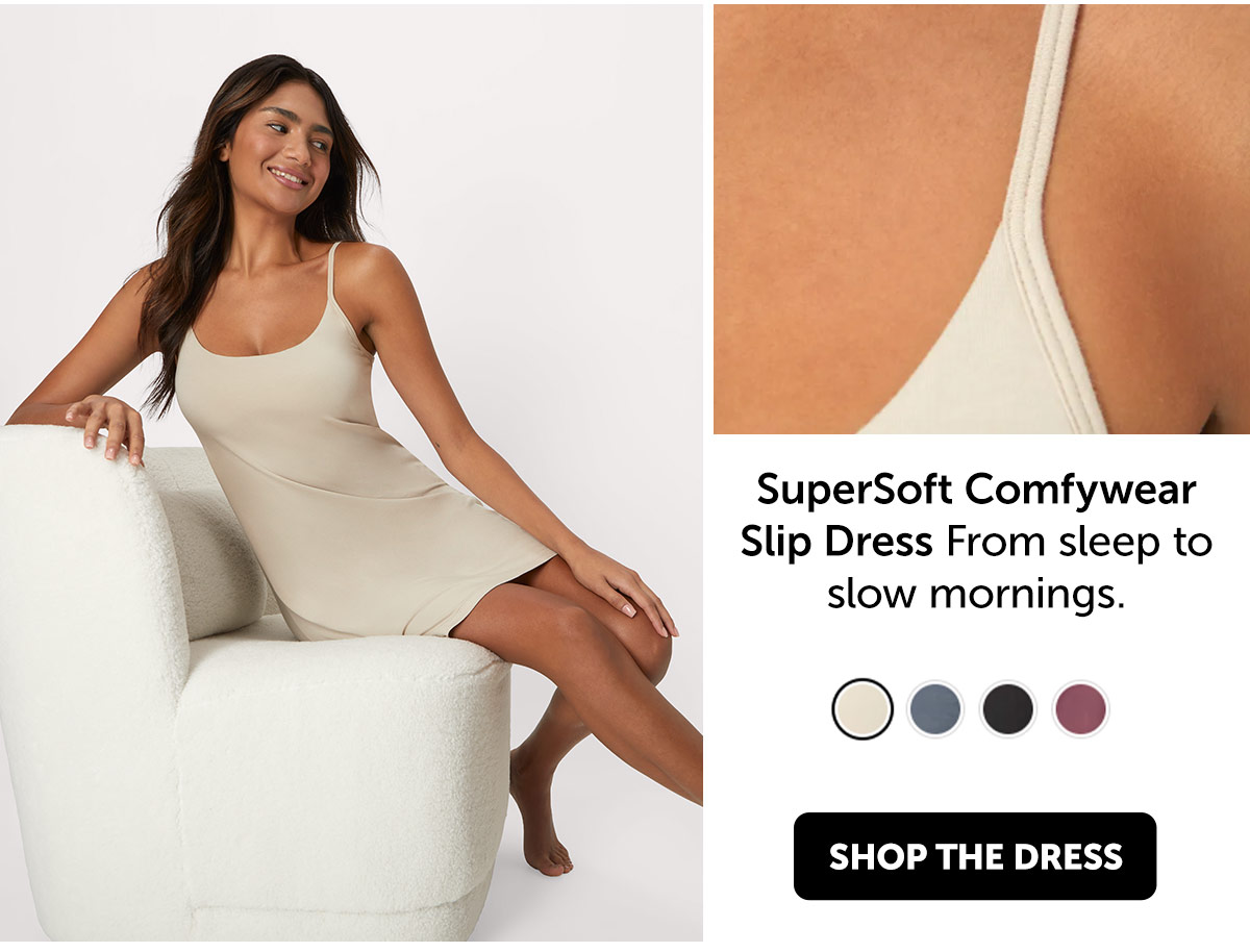 Hanes Originals Women’s SuperSoft Comfywear Sleep Slip Dress