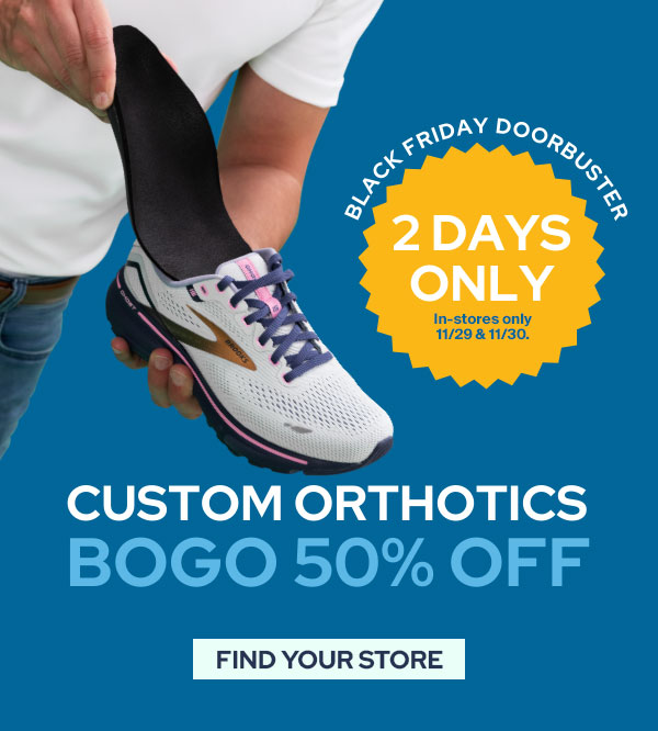 Custom Orthotics BOGO 50% Off