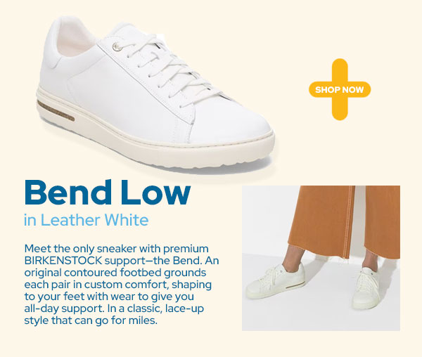 Birkenstock Bend Sneaker - White Leather