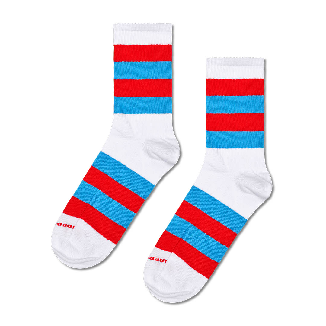 Stripe It 3/4 Crew Sock